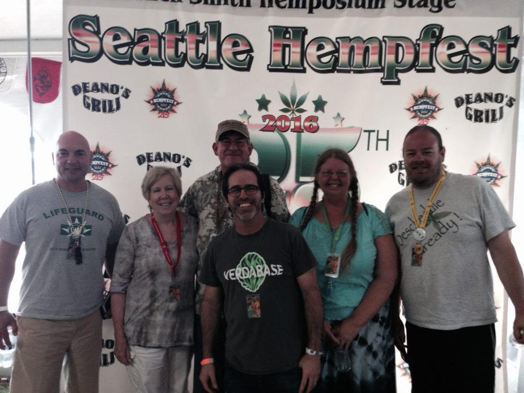 Seattle Hempfest 2016  Hemposium panel moderated by Dr. Corva.